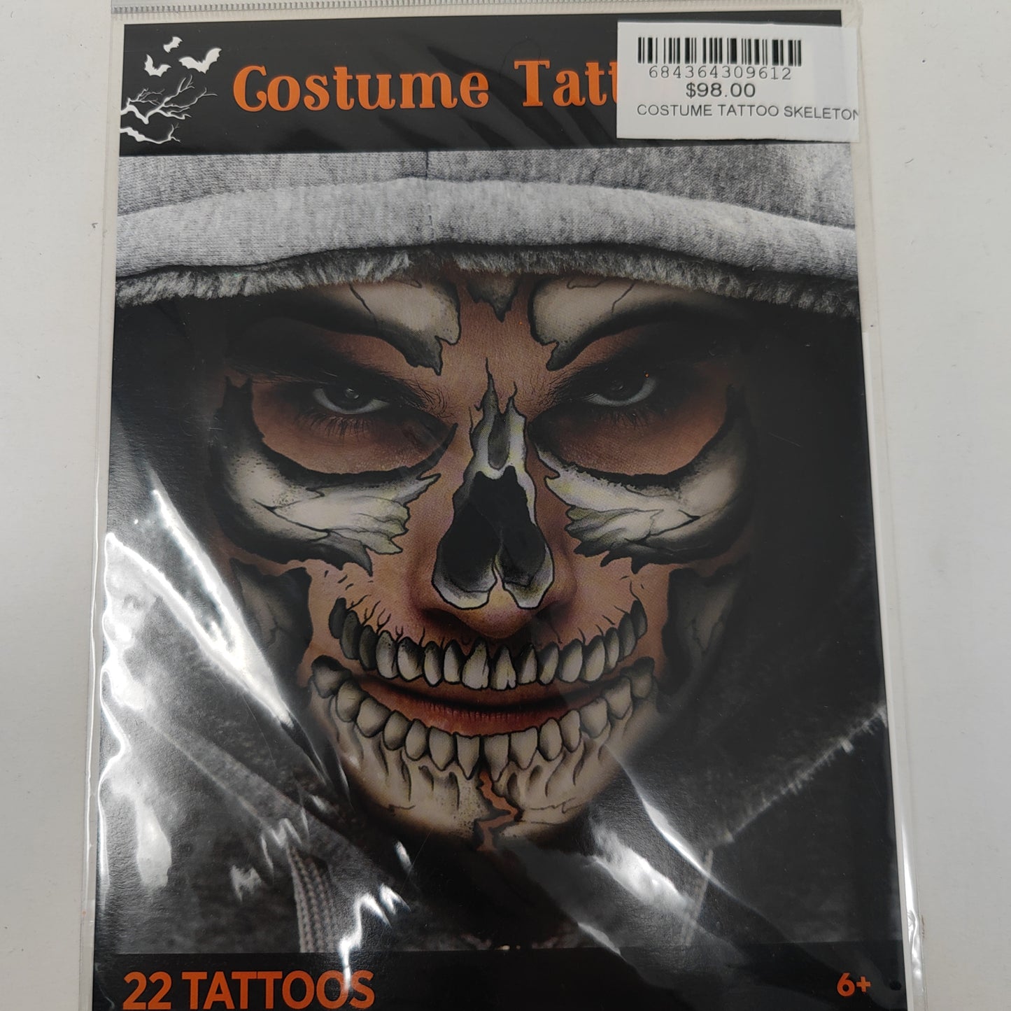 COSTUME TATTOO SKELETON