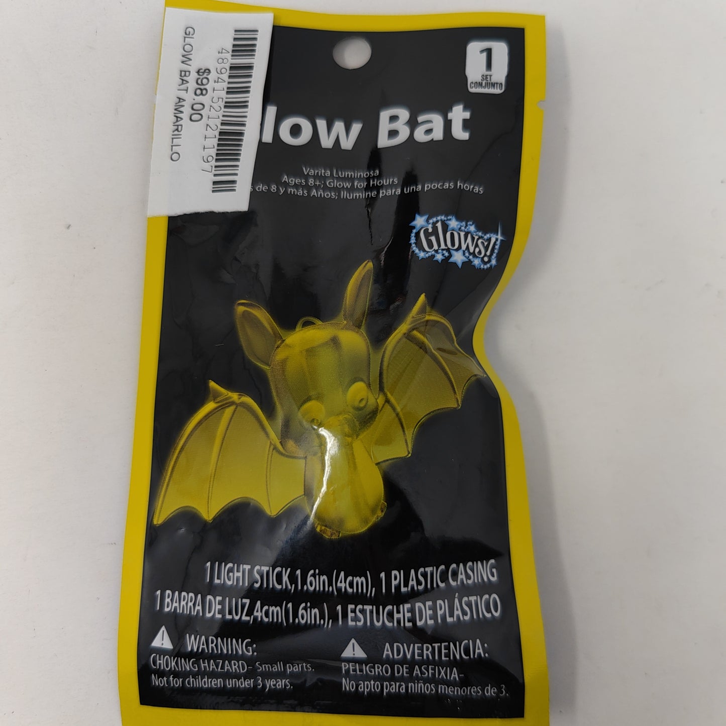 GLOW BAT AMARILLO