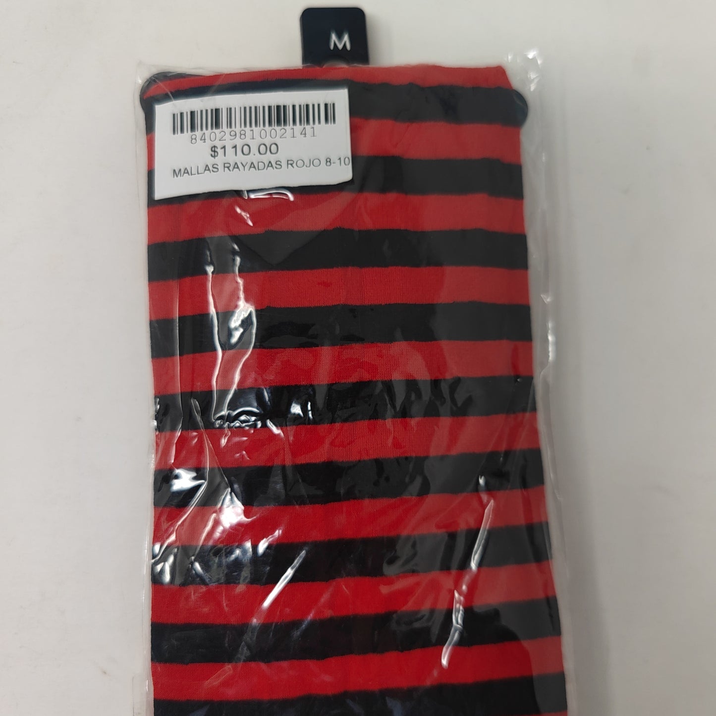MALLAS RAYADAS ROJO