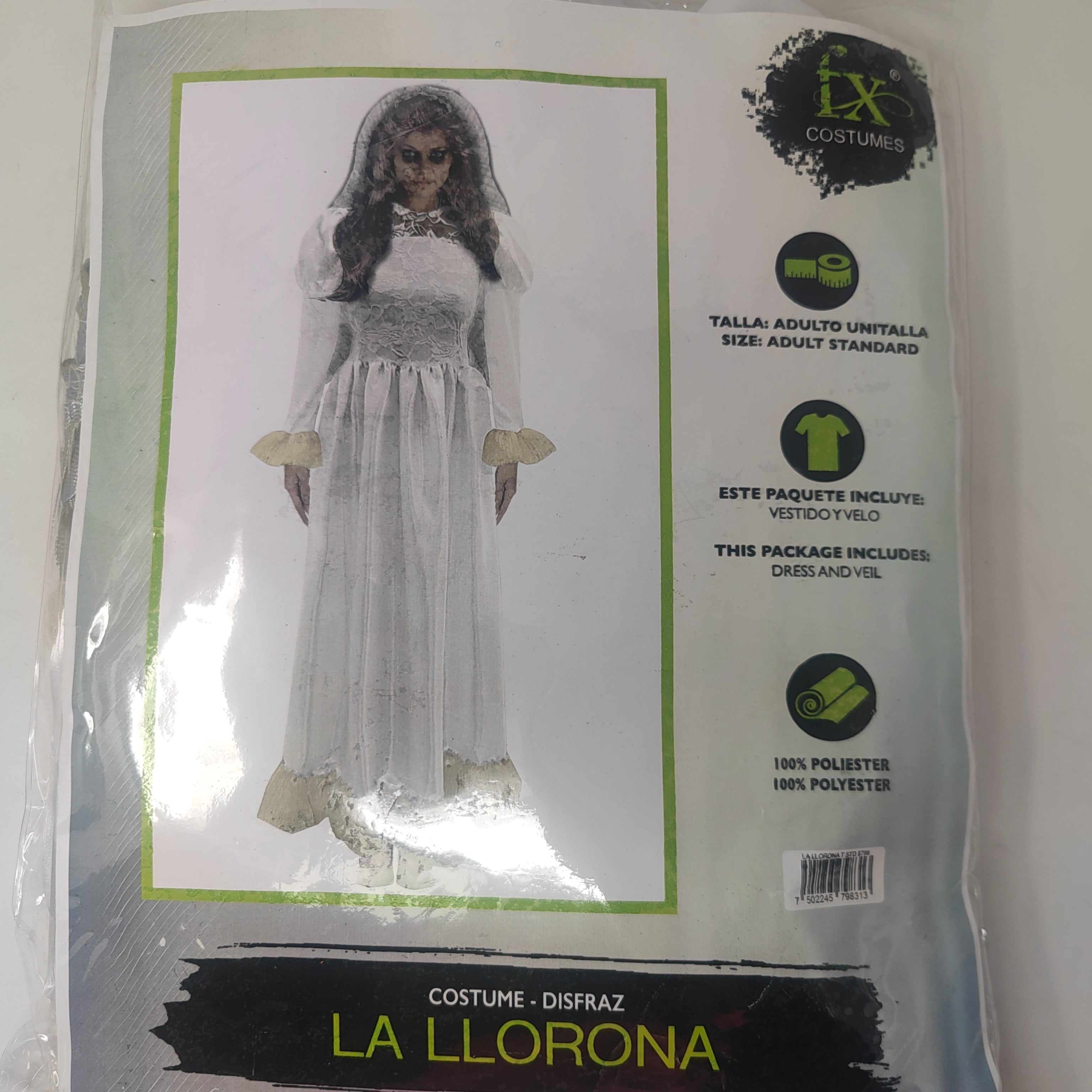 LA LLORONA ADLT TSTD Casita de Andy Tienda de Disfraces