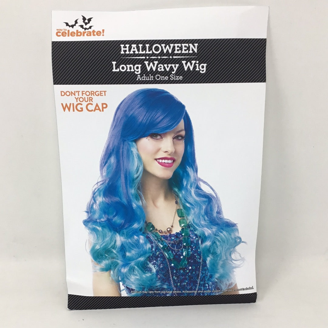 PELUCA BICOLOR TURQ.