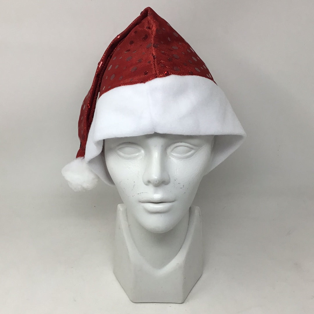 Gorro santa copos rojo