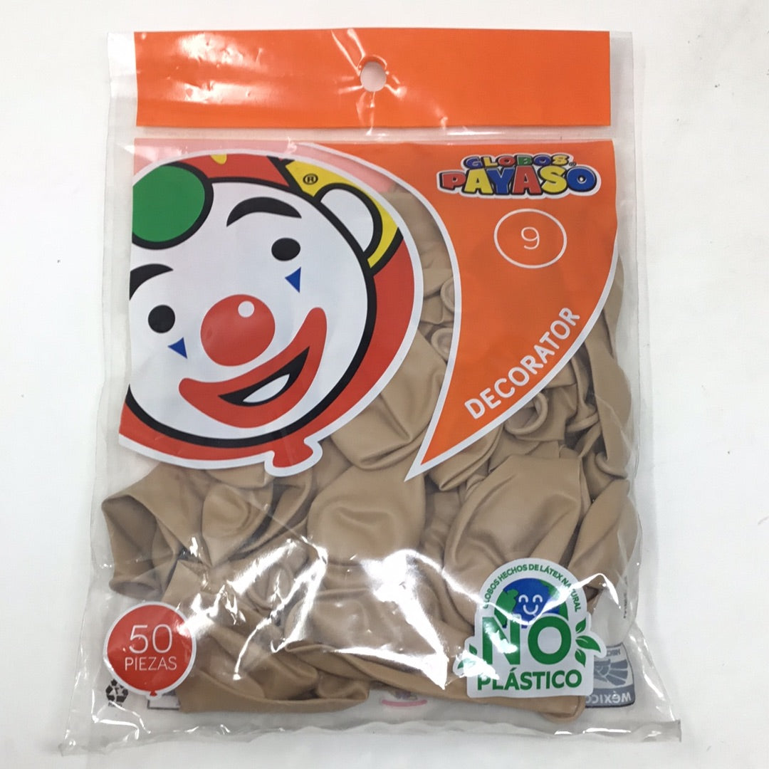 Globo payaso #9 50PZ