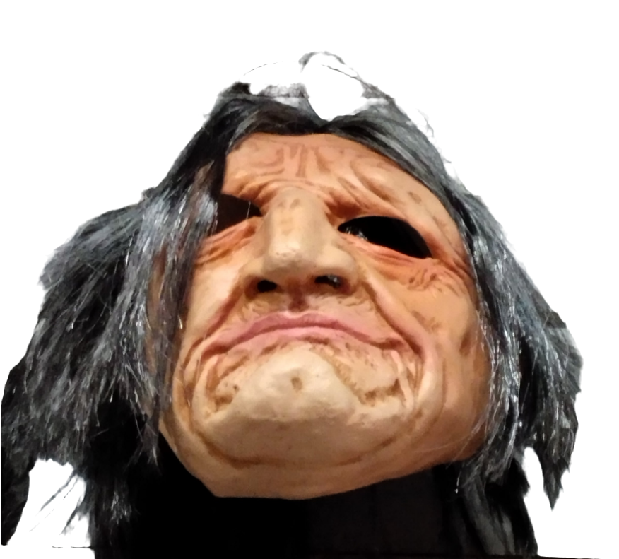 MASCARA VIEJO DESPEINADO