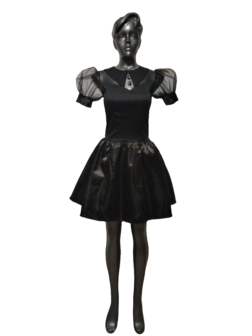 Vestido negro AD SAMPLE NIÑA LUJO
