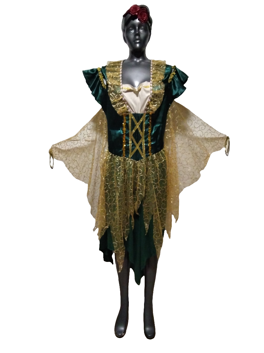 Vestido Medieval Verde