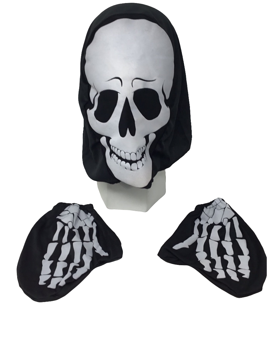 Calaca doble estampada adulto