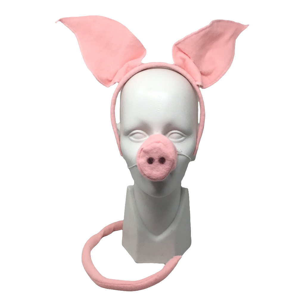 Diadema de puerco rosa