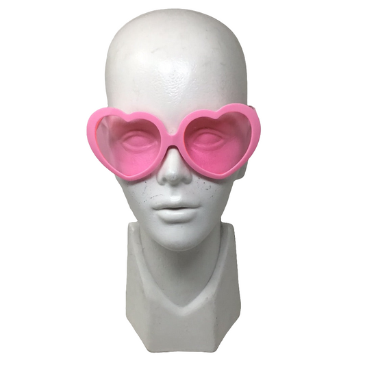 Lentes corazón rosa