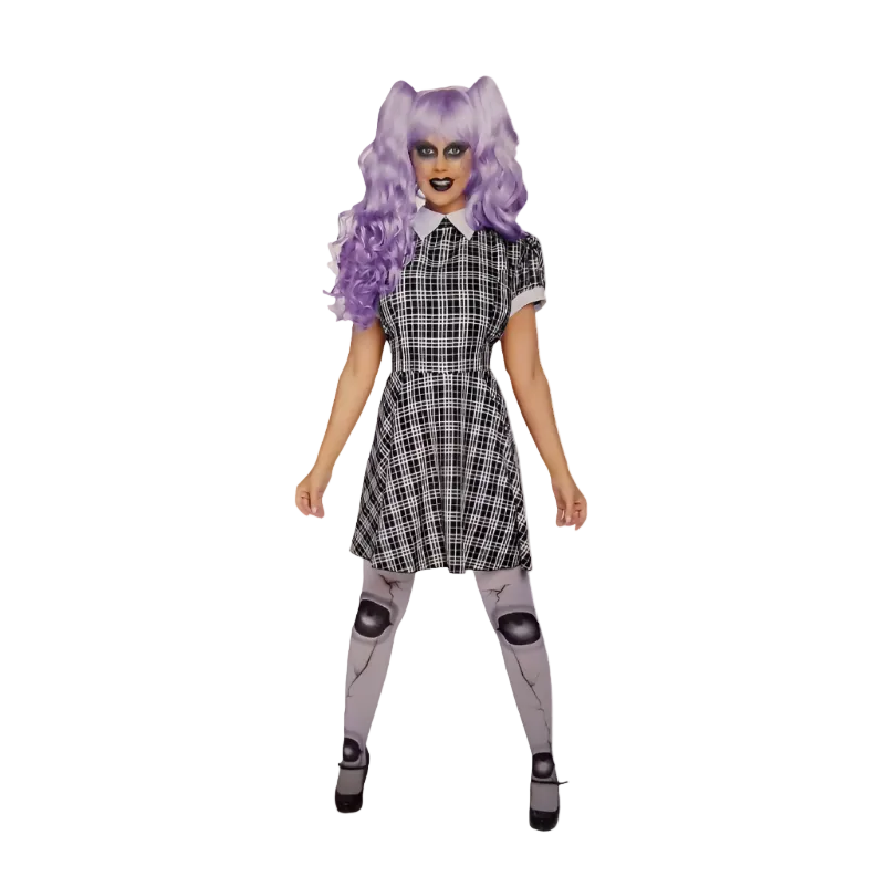 Plaid Babydoll Dress
