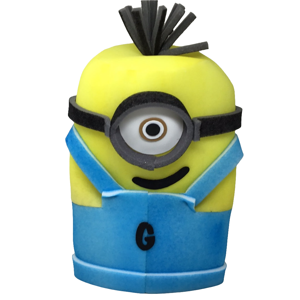 Sombrero espuma minion