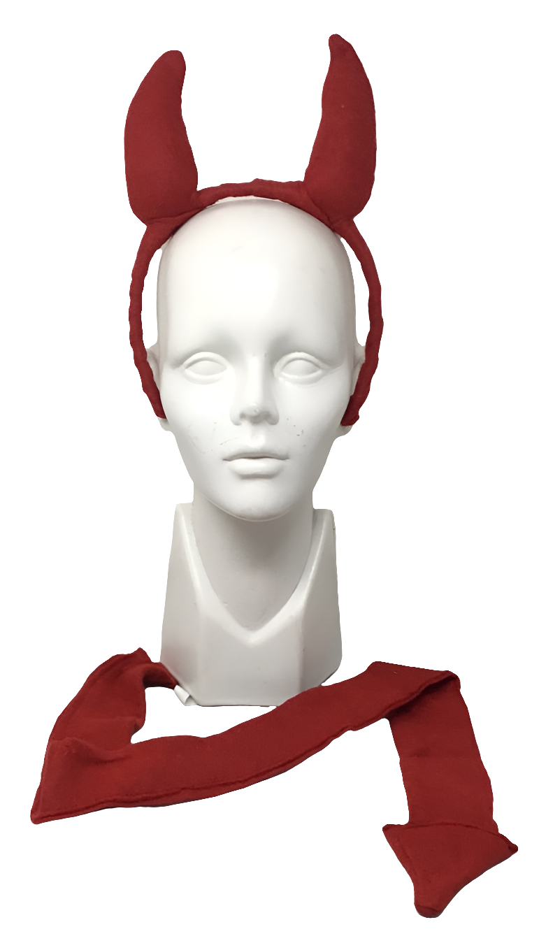 Diadema y cola de diablo