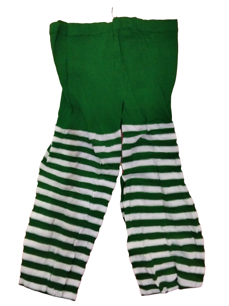 Malla rayada verde/blanco PINKY