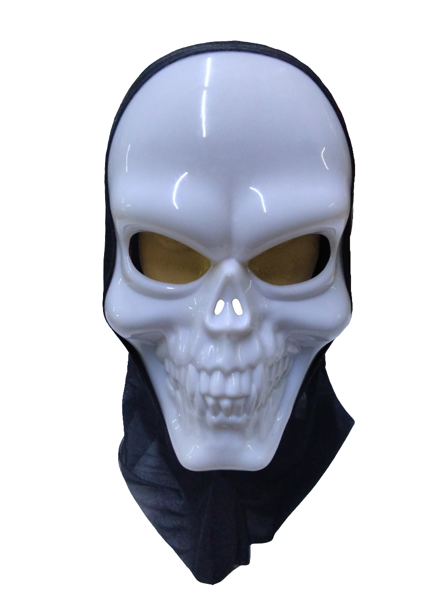 Máscara craneo blanco