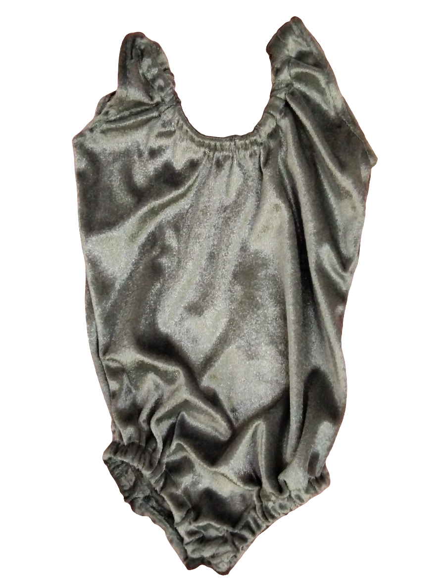 Leotardo terciopelo gris T4