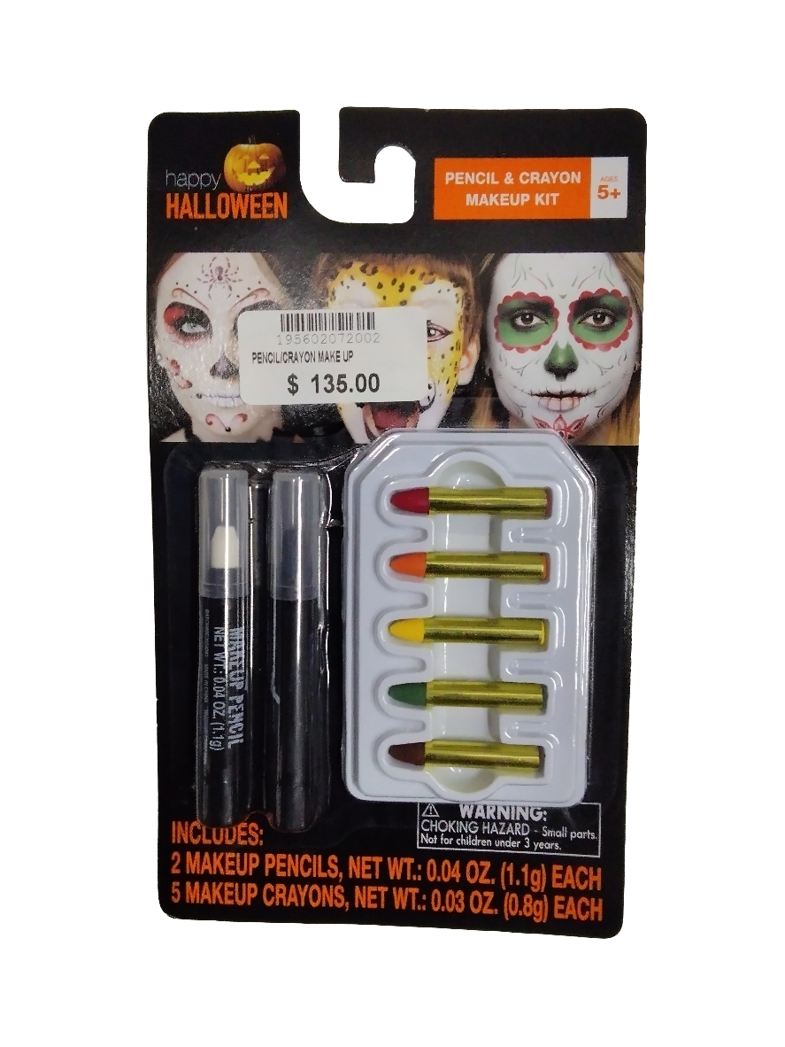 Pencil/crayon make up