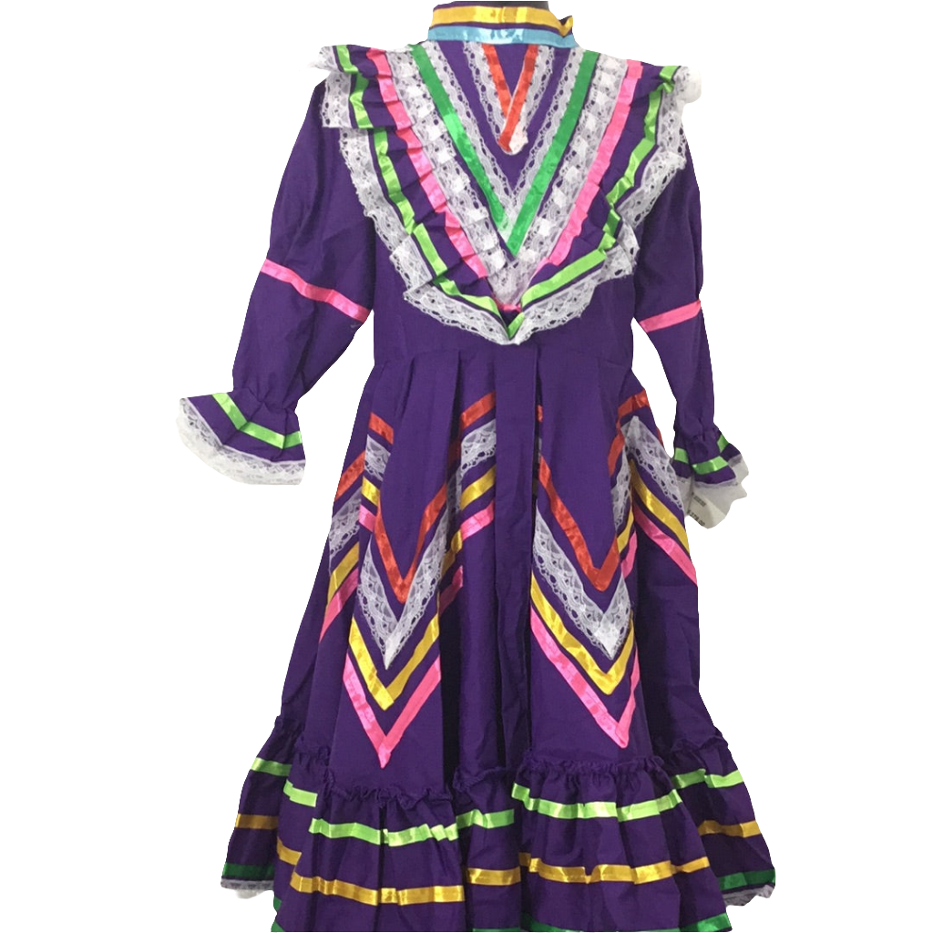 Vestido Jalisco morado