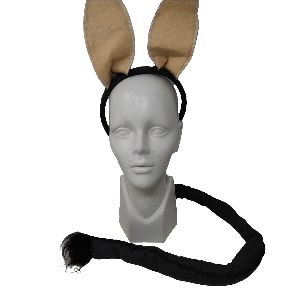 Diadema y cola de burro