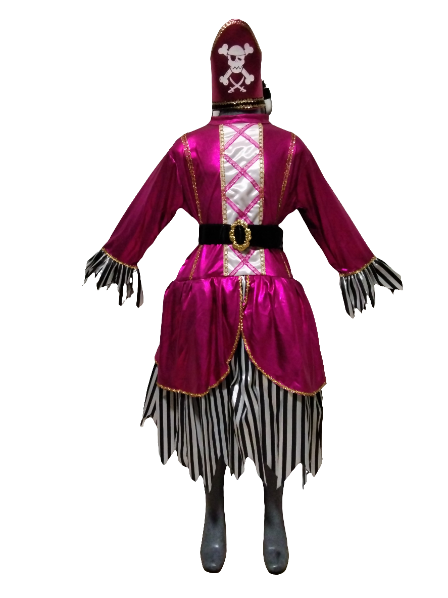 Pirata Niña Metálico