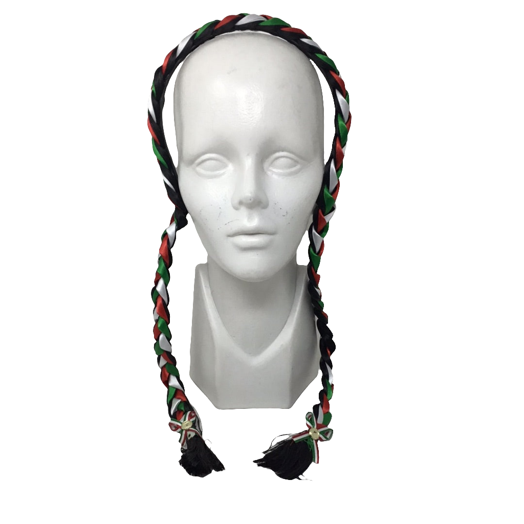 Diadema Trenzas Tricolor