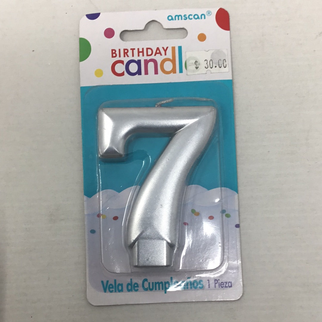 Velas numero amascan