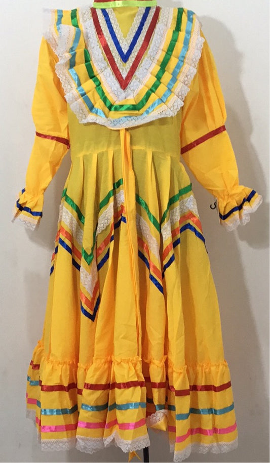 Vestido Jalisco amarillo