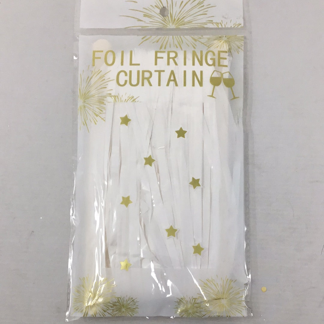 Cortina fiesta blanca