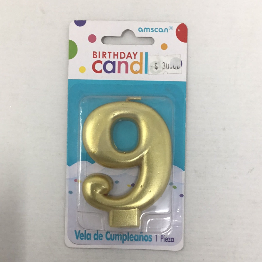 Velas numero amascan