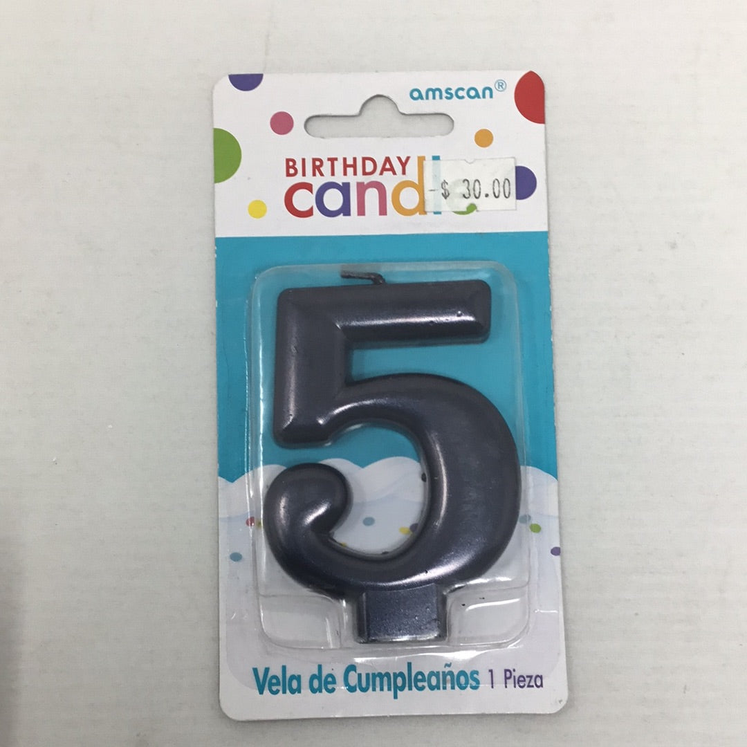 Velas numero amascan