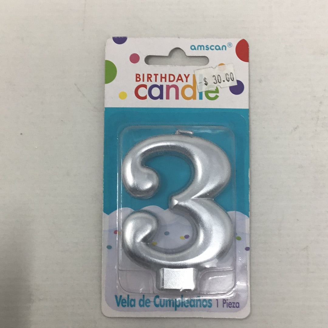 Velas numero amascan