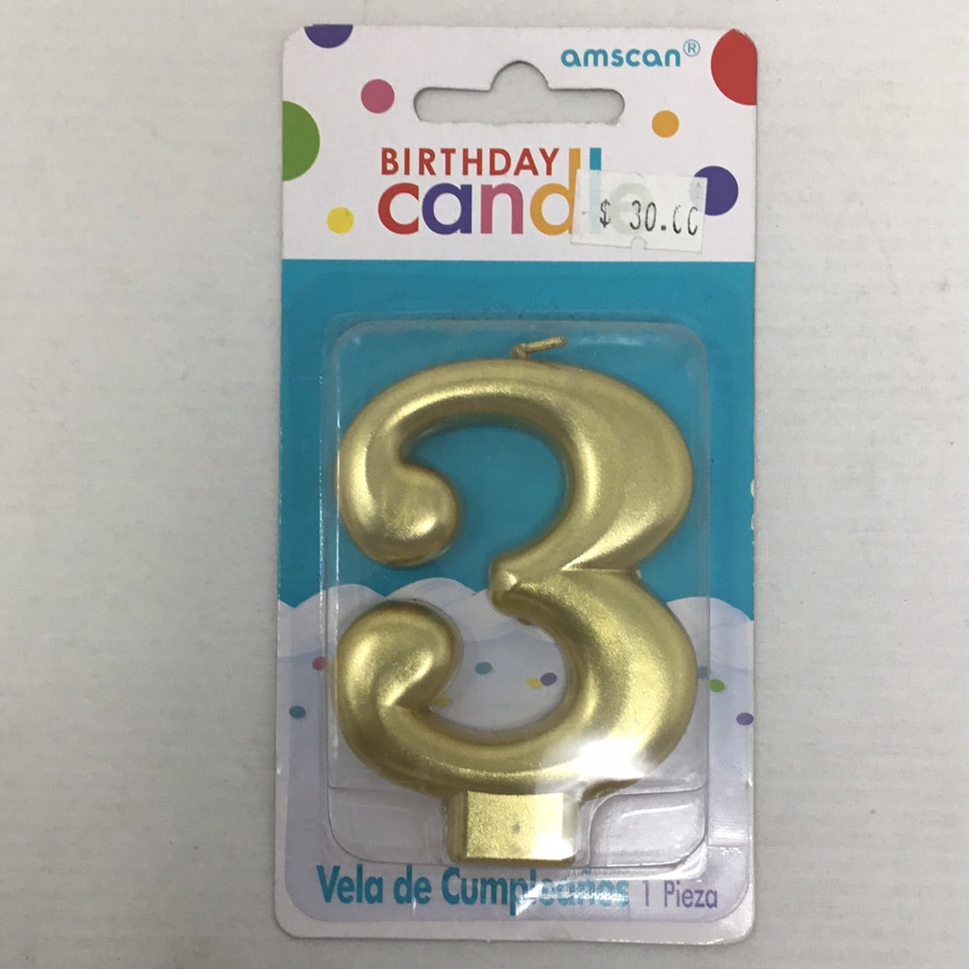 Velas numero amascan