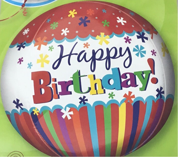 Globo Orbz XL happy rojo