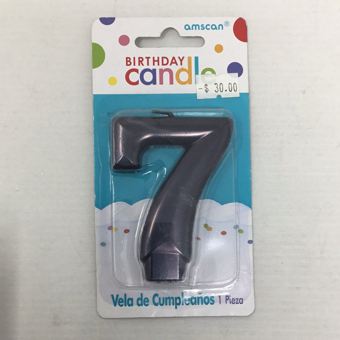 Velas numero amascan