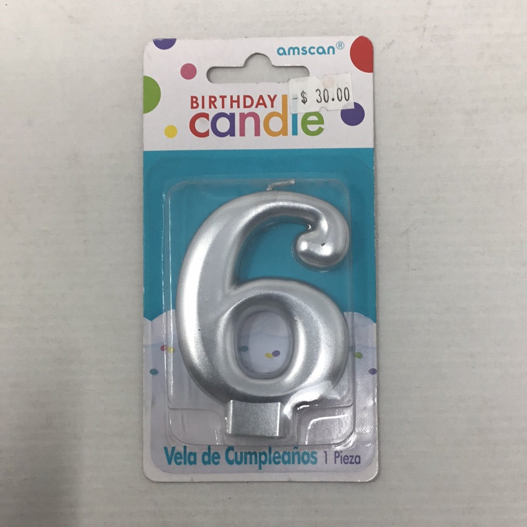 Velas numero amascan