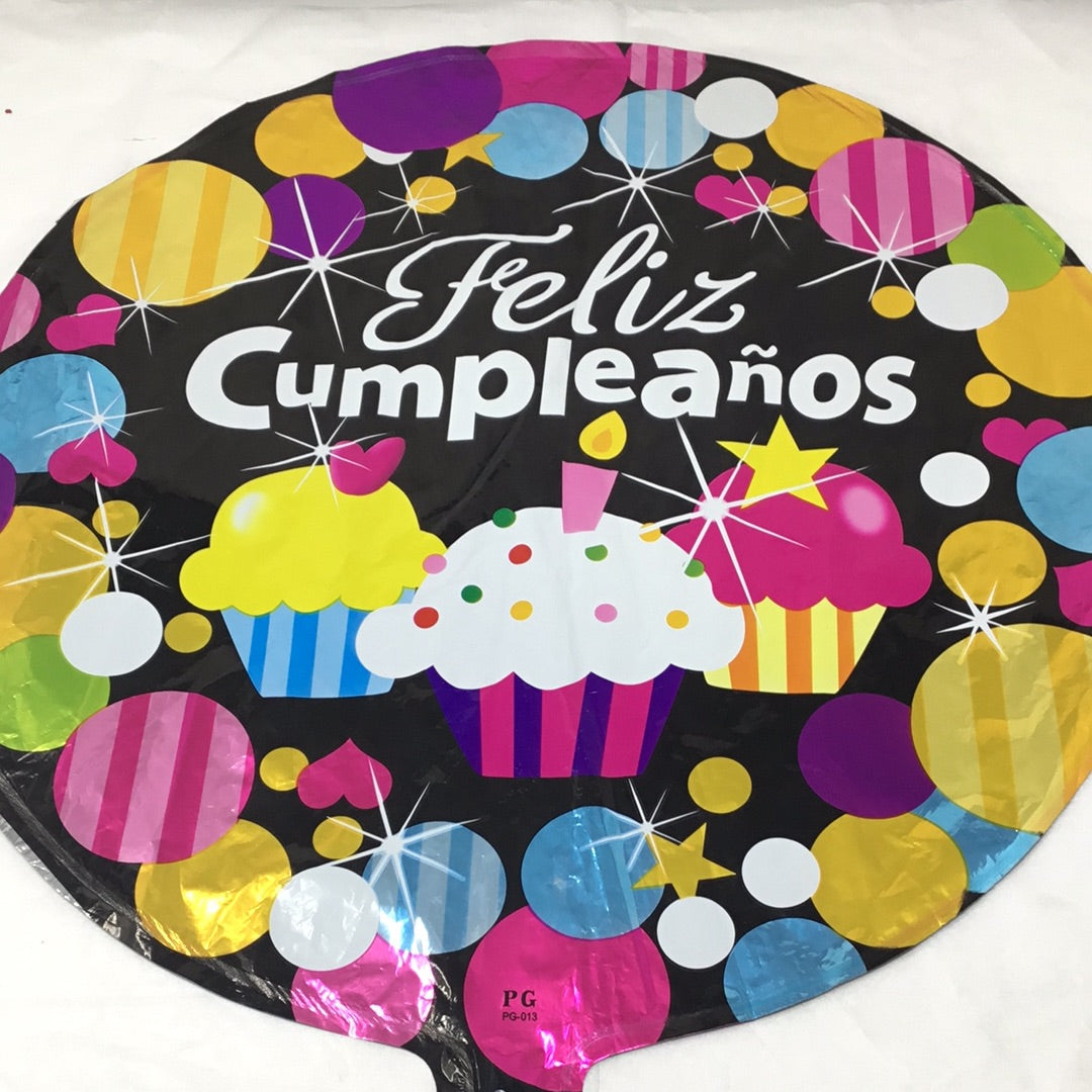 Globo cumpleaños mufin