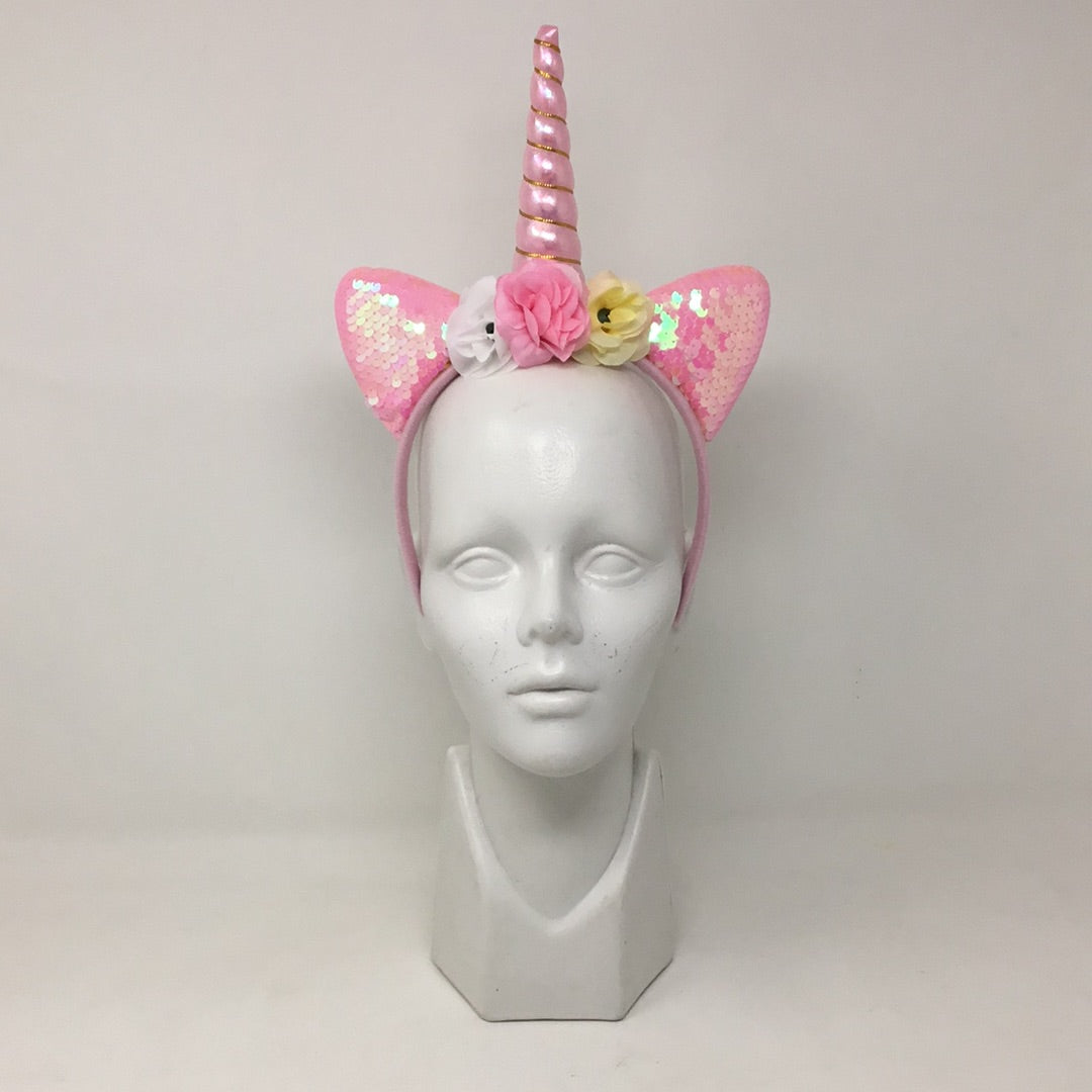 Diadema unicornio con luz