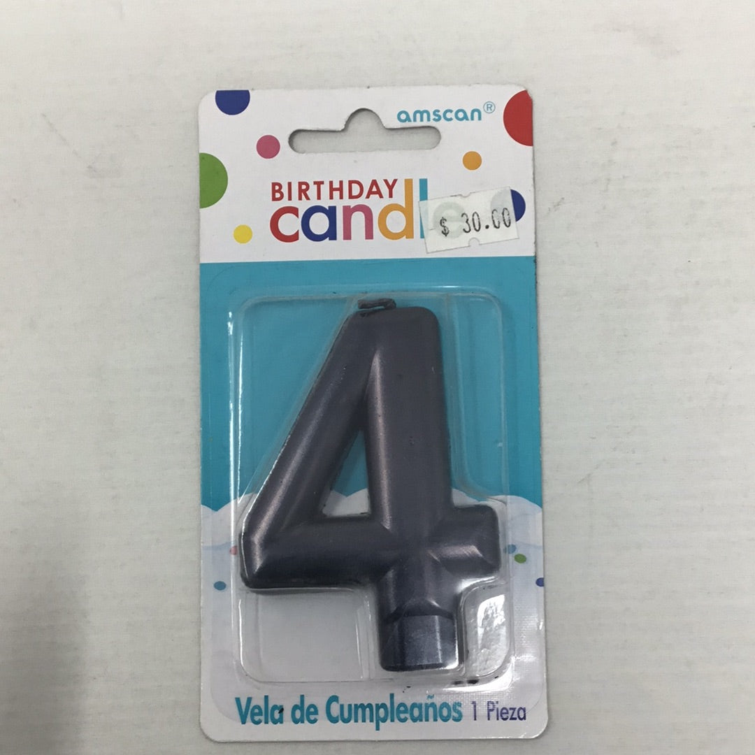 Velas numero amascan