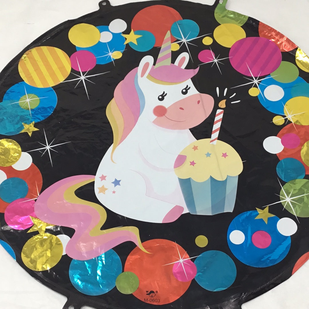 Globo cumpleaños unicornio