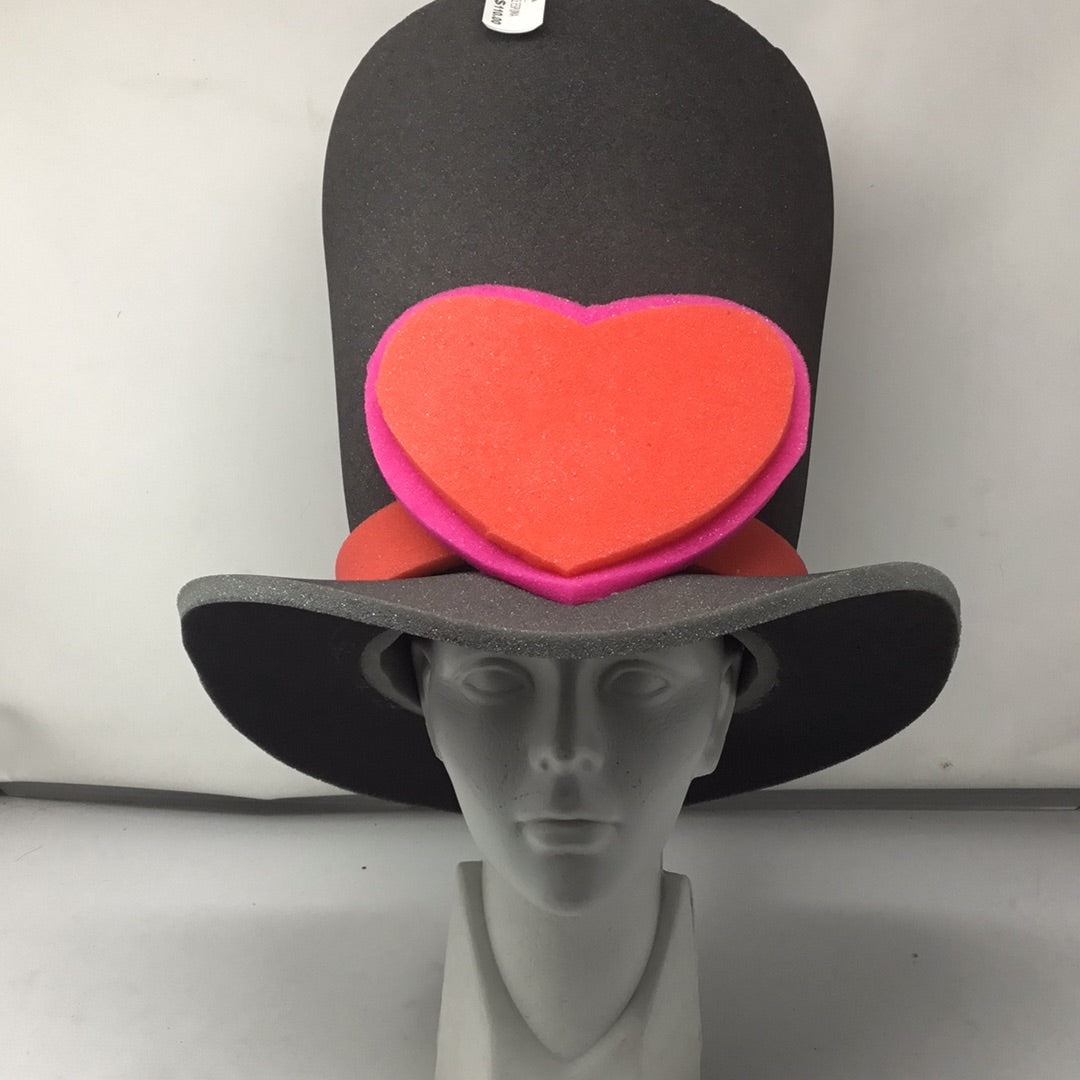 Sombrero espuma corazon