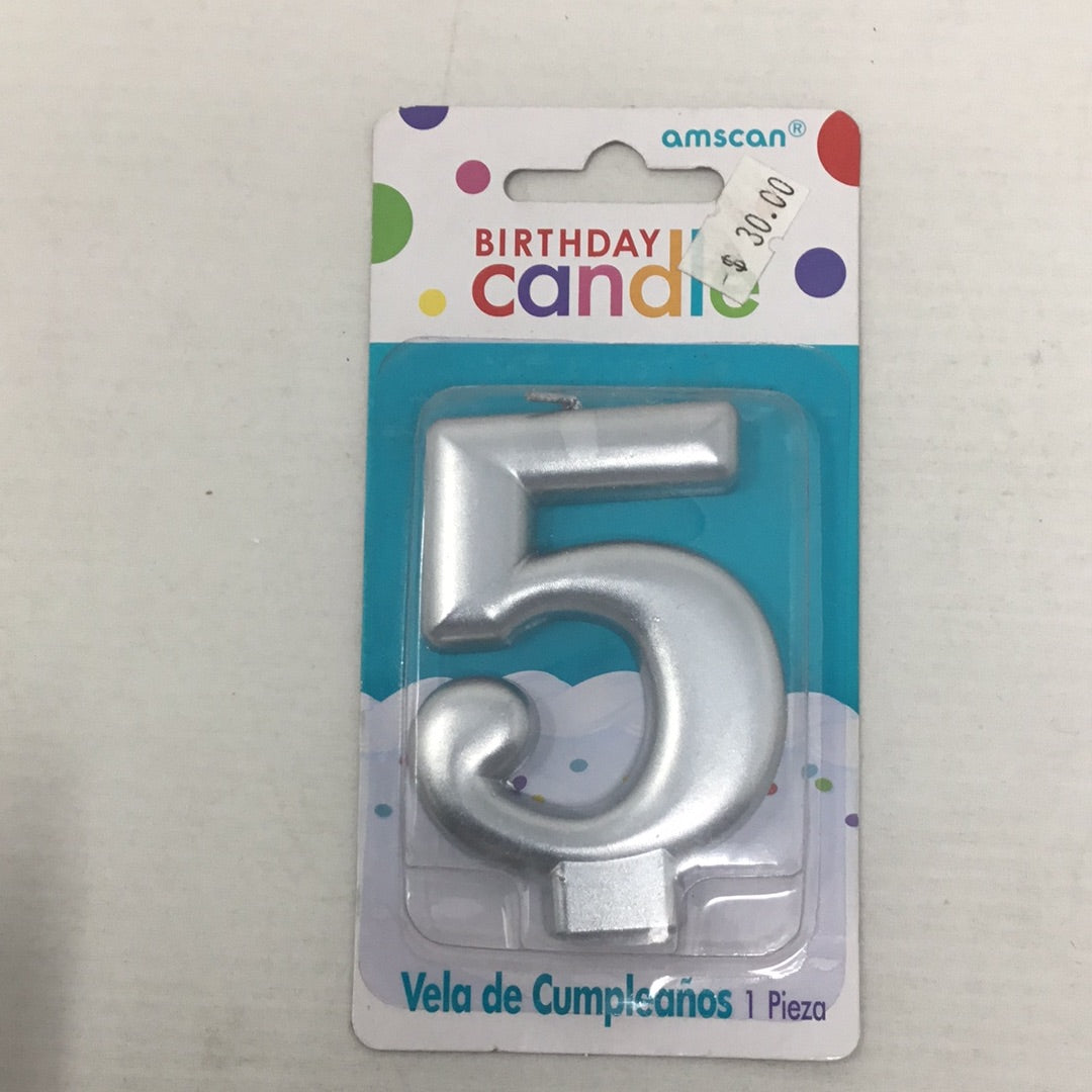 Velas numero amascan