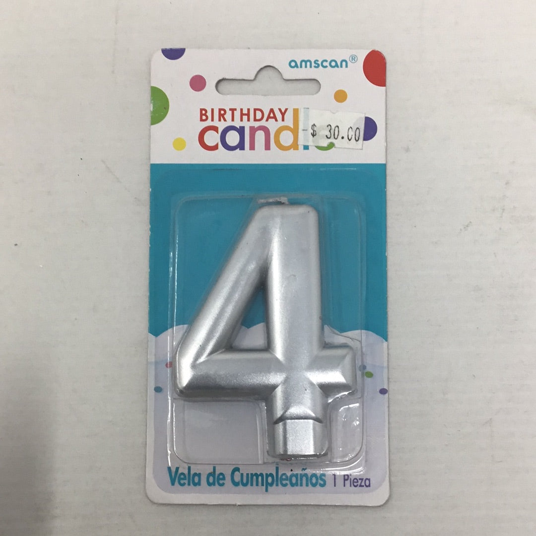 Velas numero amascan