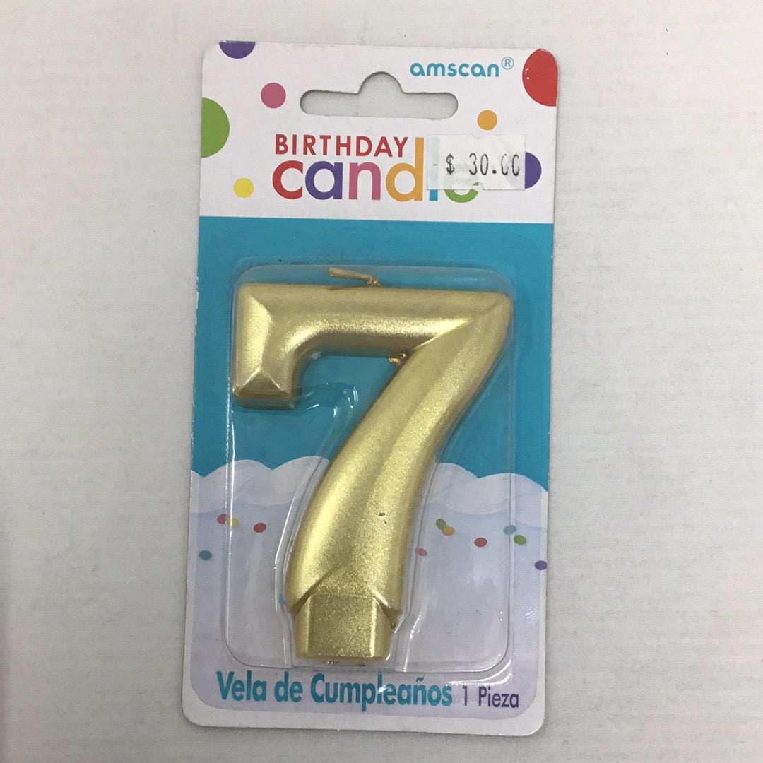 Velas numero amascan