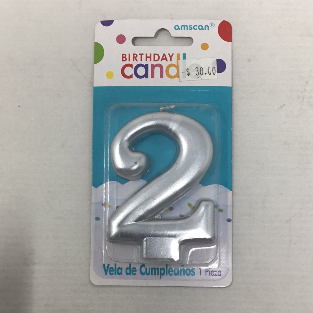 Velas numero amascan