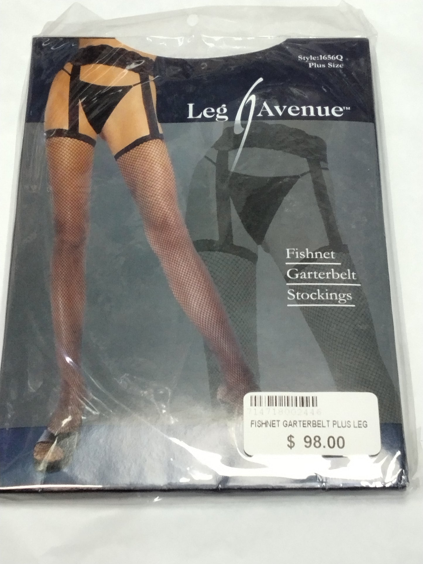 Fishnet gaterbelt t leg