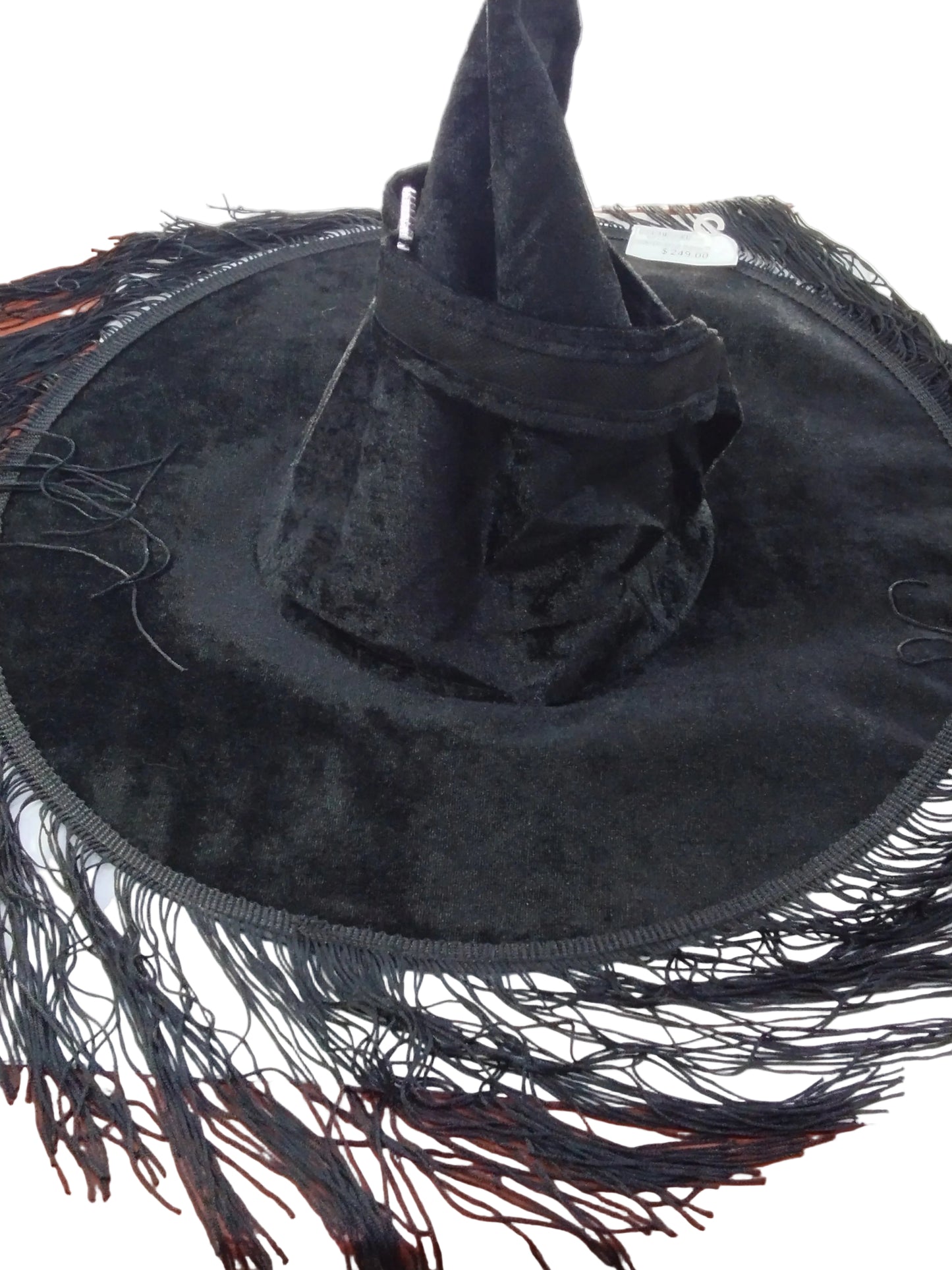 Sombrero bruja flecos
