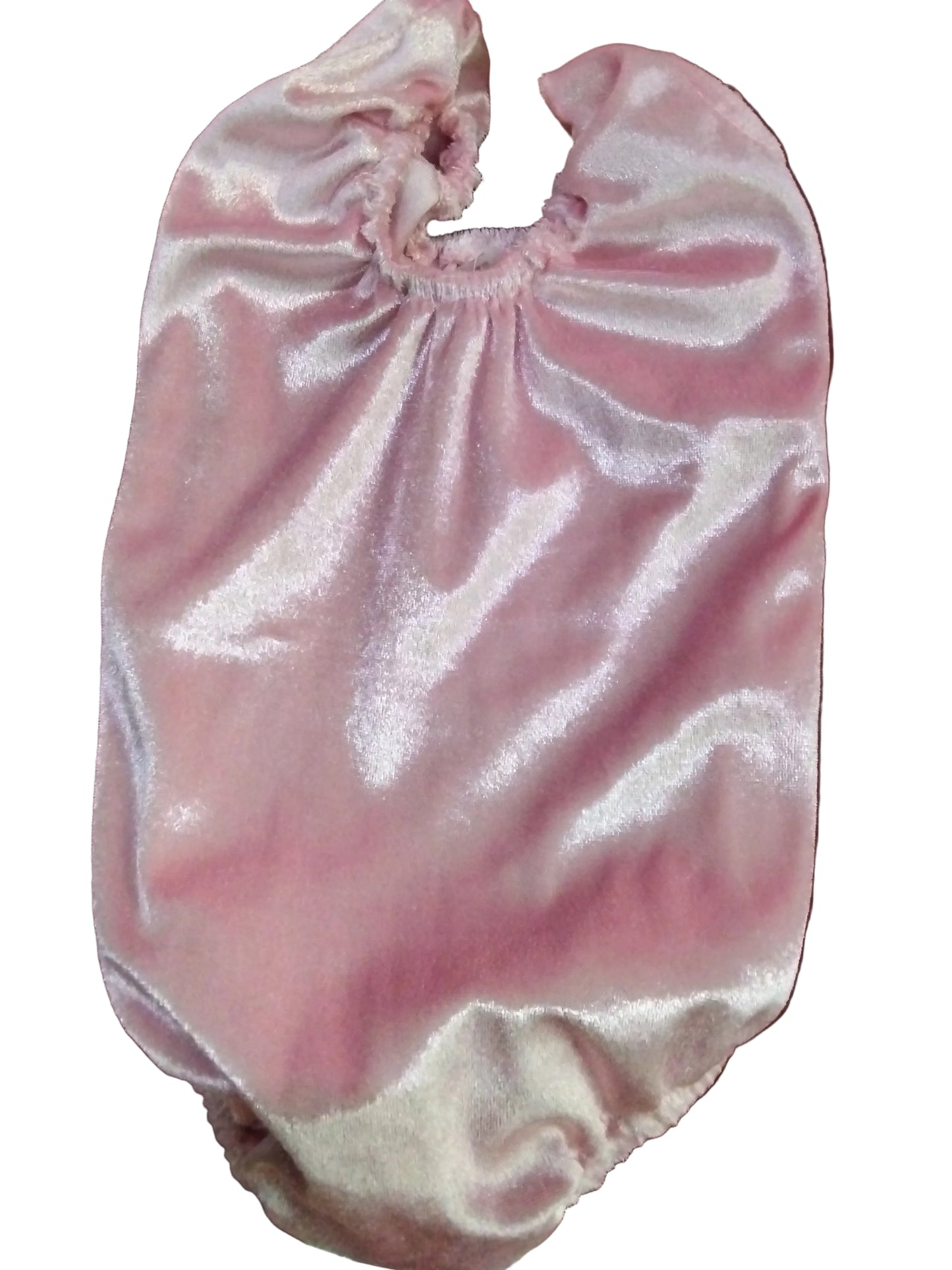 Leotardo terciopelo rosa