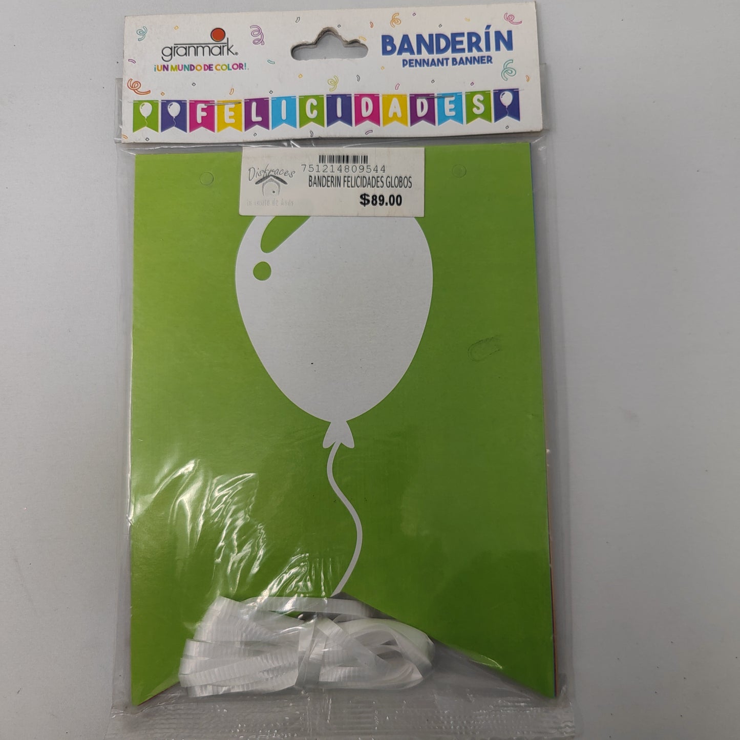 Banderin felicidades globos