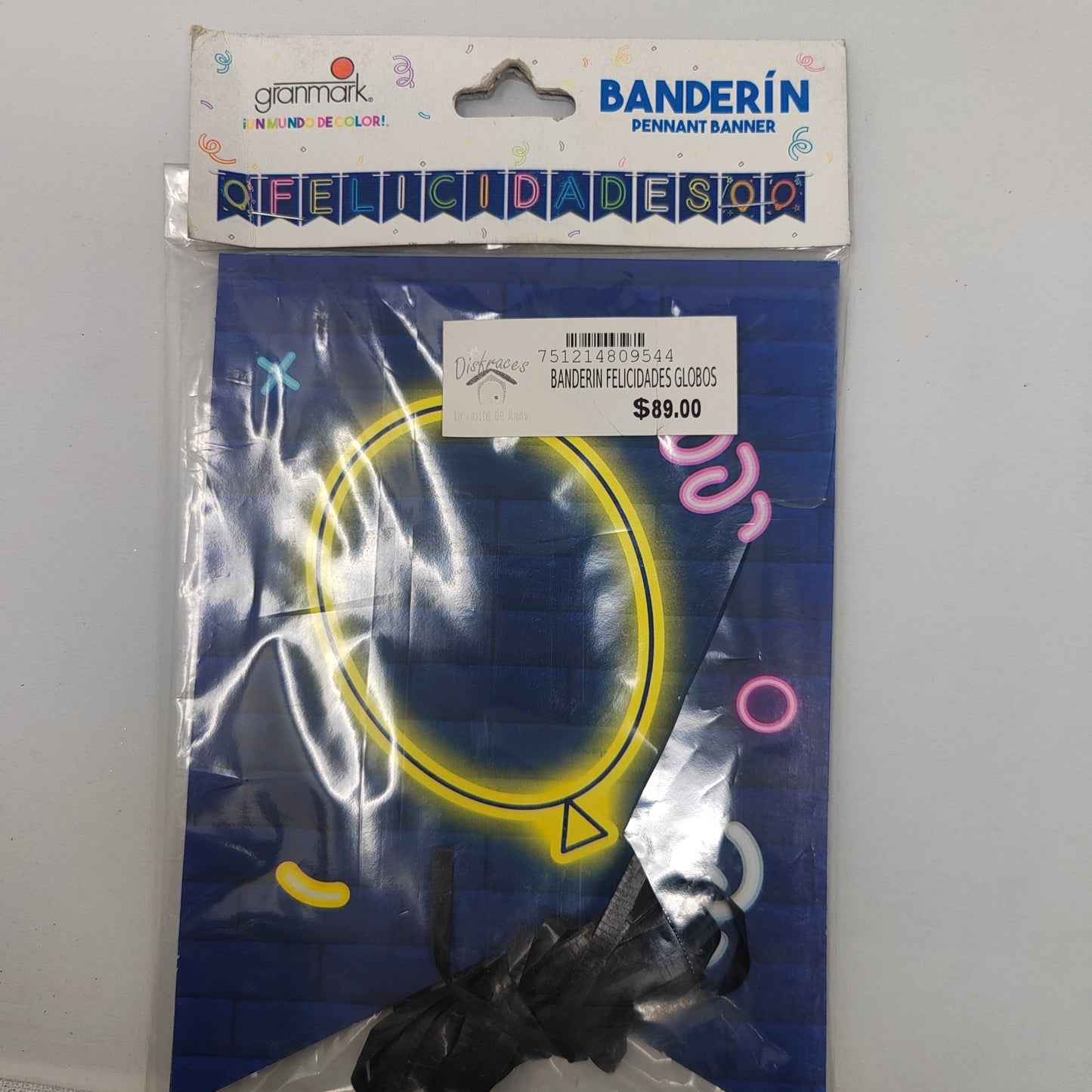 Banderin felicidades globos