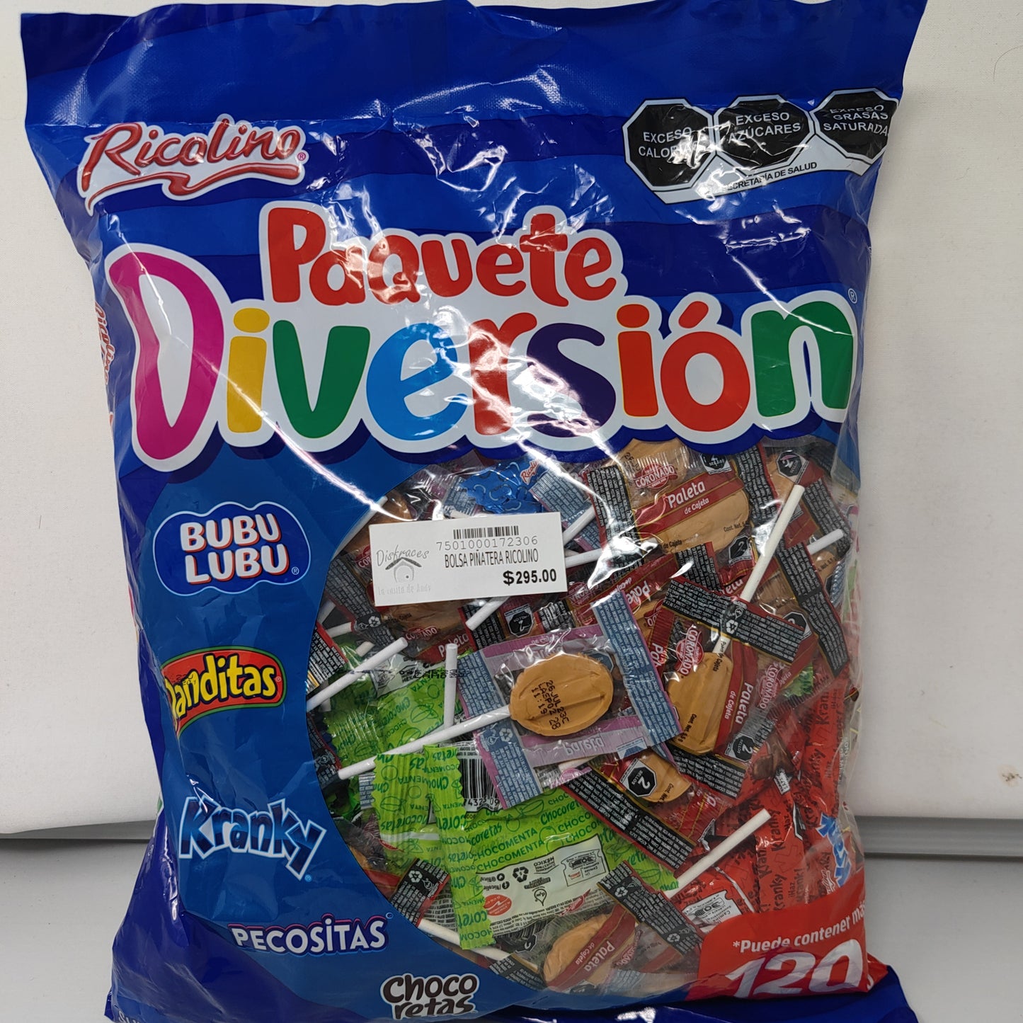 Bolsa piñatera ricolino