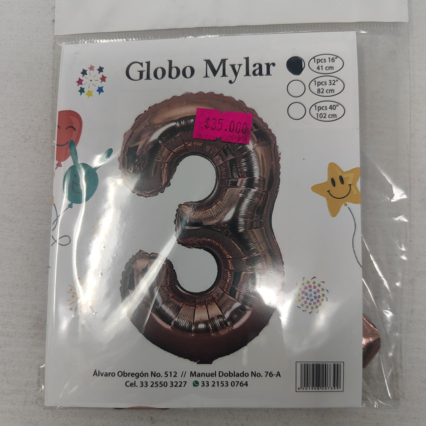 Globo aire 18´´